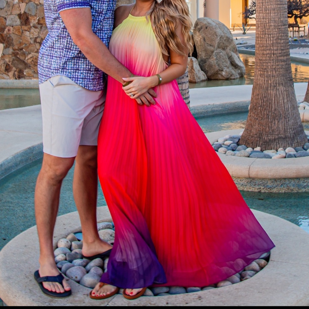 Rainbow dress, perfect for beach vacation